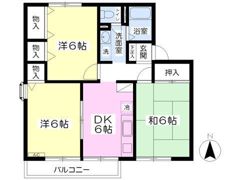 セジュールフジAの間取り画像