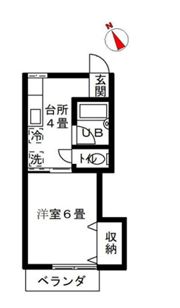 フロンティア浅野の間取り画像