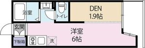 プレミアコート原木中山の間取り画像