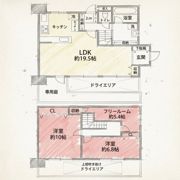 ローレルコート太子橋今市の間取り画像