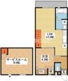 modern palazzo住吉ヒルズの間取り画像