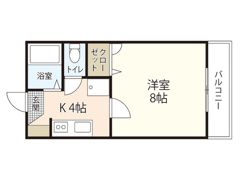 エコーハイツの間取り画像