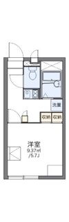 レオパレスサンモール Ⅰの間取り画像