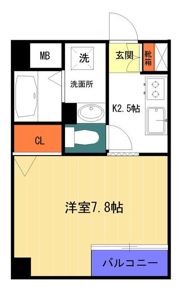 MarronTerrasse東小金井の間取り画像
