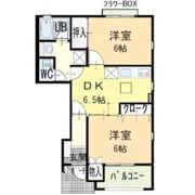ライフ館ボナールAの間取り画像