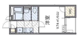 レオネクストグリーンハウス江波の間取り画像
