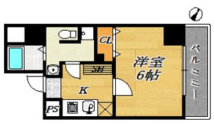 レクシア京橋の間取り画像