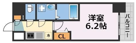 エスリード難波ザ・プレミアの間取り画像