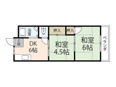 向井コーポの間取り画像
