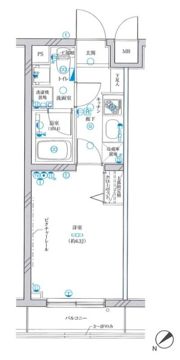 グリアス横浜・三ツ沢公園の間取り画像