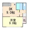 新灘北ハイツの間取り画像