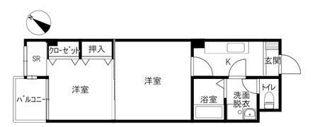 RAYMONDE HILLの間取り画像
