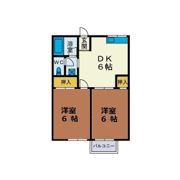大西ハイツの間取り画像