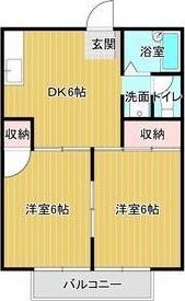 高林ハイツの間取り画像