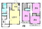 ESPACE COTE NORD 101～302号の間取り画像
