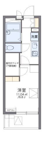 レオパレスグリーンプラザ湘南の間取り画像