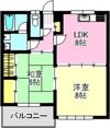 セゾンマツシマⅠの間取り画像