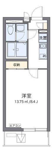 クレイノモンタニャレドンタの間取り画像