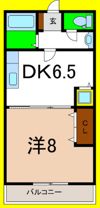 ガーデンヒルズ鳴門の間取り画像