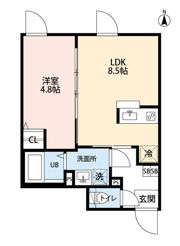 SENYO SQUARE 武蔵小杉の間取り画像