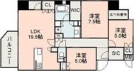 レ・ジェイド上通の間取り画像