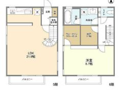エストフルーヴの間取り画像