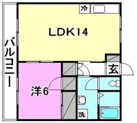 カーサコトブキの間取り画像