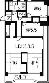 ふぁみーゆ月見坂の間取り画像