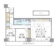Brillia ist 東雲キャナルコートの間取り画像