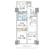 Brillia ist 東雲キャナルコートの間取り画像