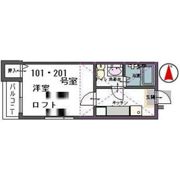 ヴァンベール宮町の間取り画像