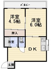 マンション有紀の間取り画像