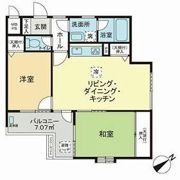 ピアコート上野毛の間取り画像