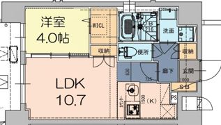 ミラージュパレス新梅田Cielo（シエロ）の間取り画像