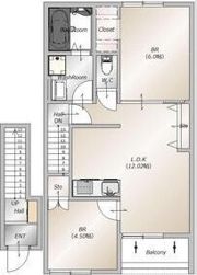 AFC RESIDENCE 和田町の間取り画像