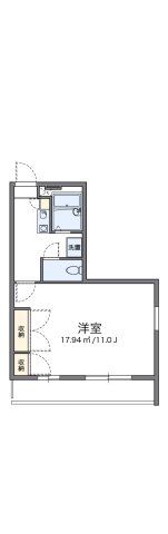 レオパレス江津の間取り画像