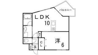 プリオーレ神戸大開通の間取り画像