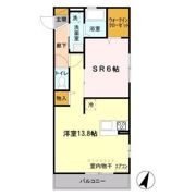 D-room与野公園 Aの間取り画像