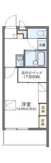 レオパレスよしけんⅢの間取り画像