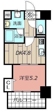 THE SQUARE Platinum Residenceの間取り画像