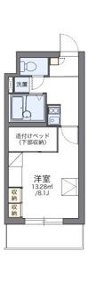 レオパレスウィステリア2の間取り画像