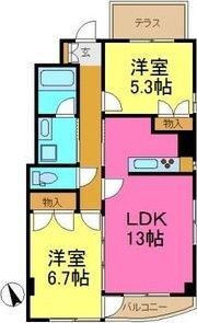 ローズガーデン楠元の間取り画像