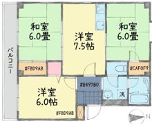 小野マンションの間取り画像