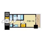 プレサンス新大阪ザ・シティの間取り画像