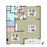 シーサイドハイムカトウⅠの間取り画像