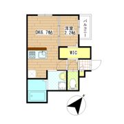 グランドール川内Ⅱの間取り画像