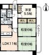 ベルパーク南竹屋の間取り画像