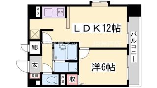 リーガル新神戸の間取り画像