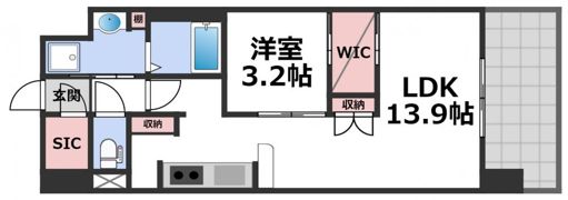 ハイラインⅢの間取り画像