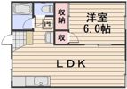 レークサイドハイツB棟の間取り画像